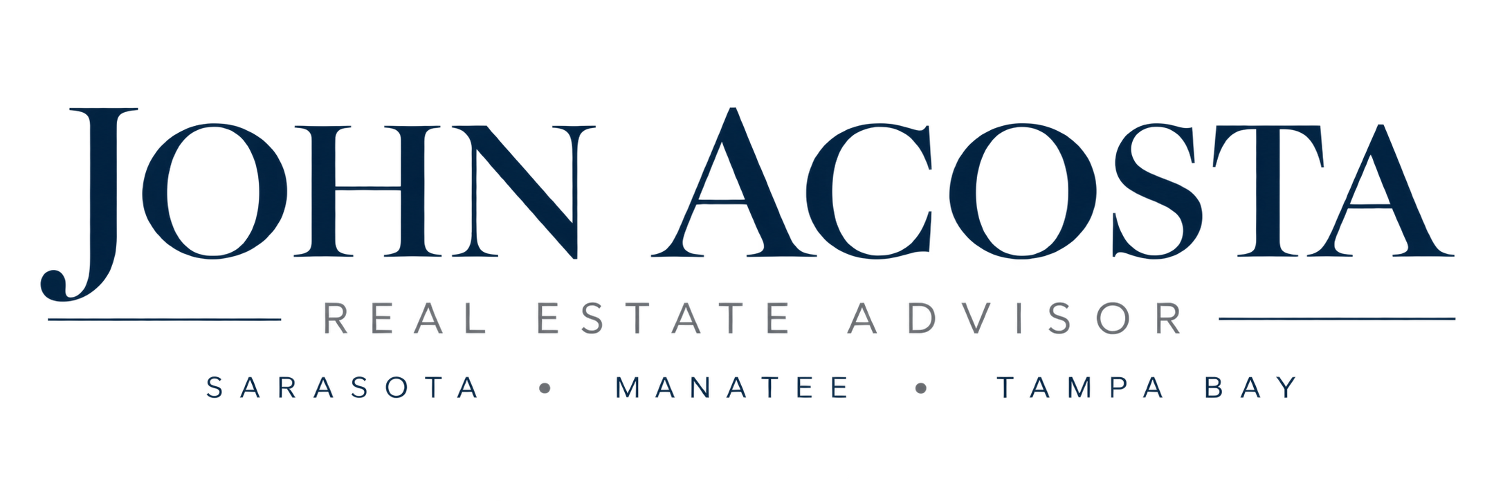 John Acosta Real Estate Advisor | Sarasota, Manatee & Tampa Bay